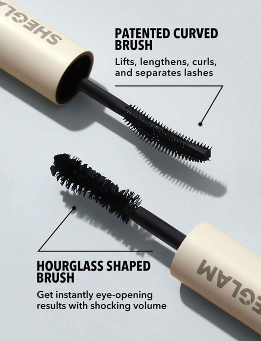 SHEGLAM Máscara De PestañAs Todo En Uno Para Volumen Y Longitud, Lavable