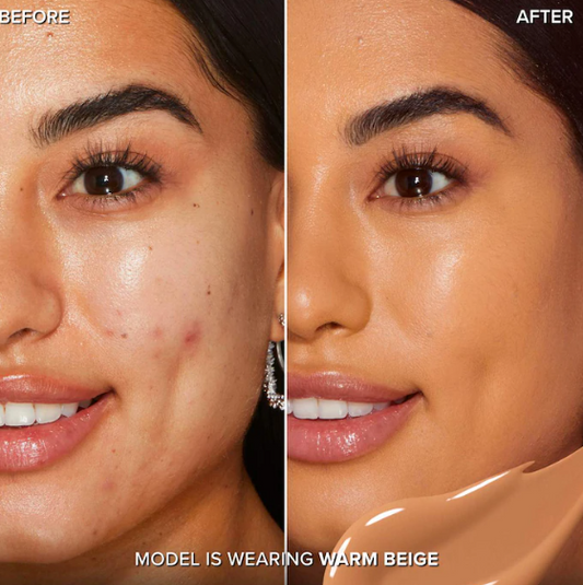 Corrector Born This Way Too Faced Super Coverage Multi-Use Concealer with Hyaluronic Acid- TONO WARM BEIGE