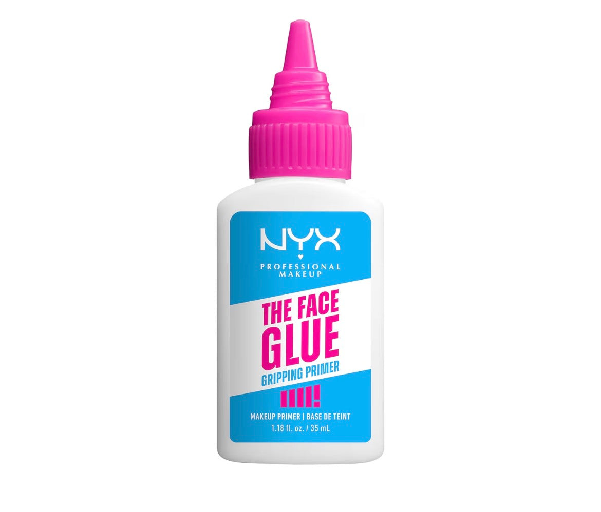 NYX PROFESSIONAL MAKEUP The Face Glue Gripping Primer, prebase de maquillaje hidratante con duración de hasta 24 horas