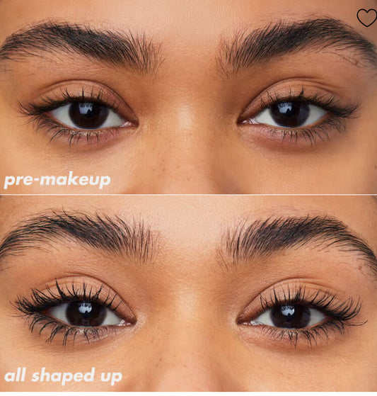 e.l.f. Gel transparente de doble cara para cejas y rímel que prepara las pestañas y las cejas en su lugar, fórmula de larga duración, vegano.