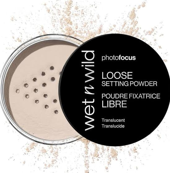 wet n wild Photo Focus Polvo suelto, Un polvo sedoso y ligero con un toque de cobertura transparente para fijar el maquillaje para un uso duradero - Translúcido