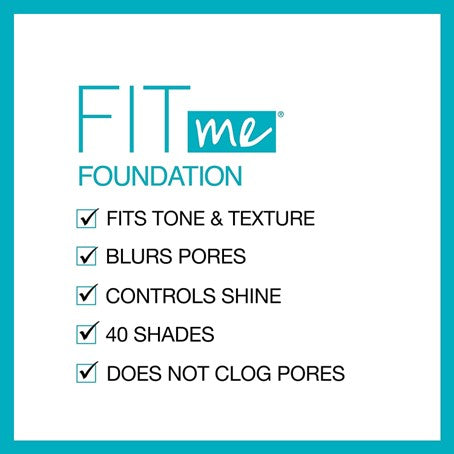 Base de maquillaje Fit Me de Maybelline - líquida, mate + antiporos - TONO 228 SOFT TAN