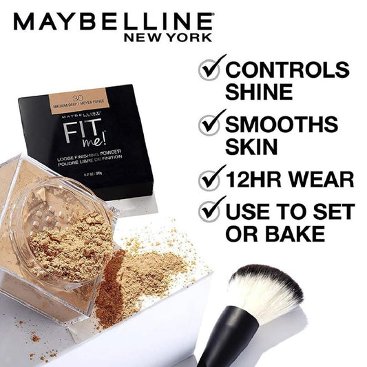 Polvo fijador suelto Fit Me de Maybelline New York / TONO 10