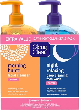 Limpiador facial Morning Burst de Clean & Clear, Nocturno