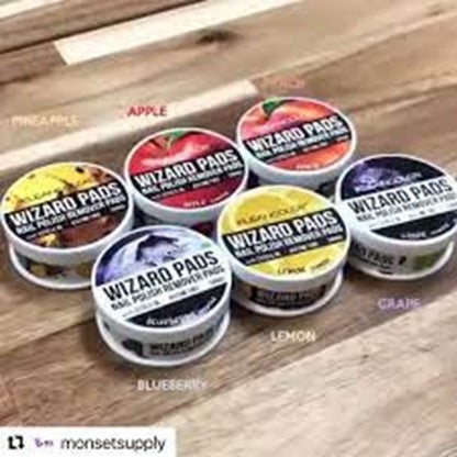 Almohadillas Removedor de Esmalte de Uñas Wizard Kleancolor