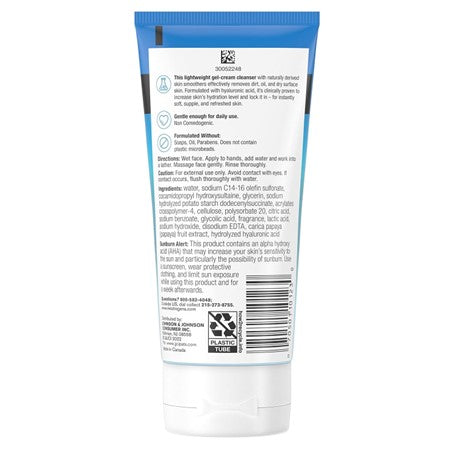 Limpiador facial diario exfoliante suave con ácido hialurónico-Neutrogena Hydro Boost