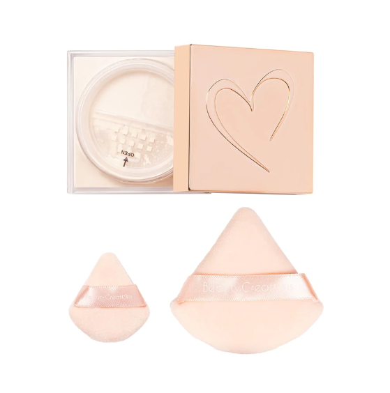 POLVO SET BEAUTY CREATIONS - BYE FILTER SETTING POWDER + PUFF SET/ TONO TRANSLUCIDO