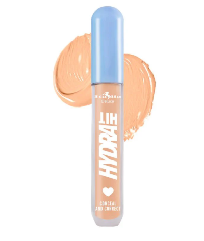 Italia deluxe HydraHit Corrector es un corrector cremoso e hidratante diseñado para iluminar, corregir y perfeccionar en un solo paso