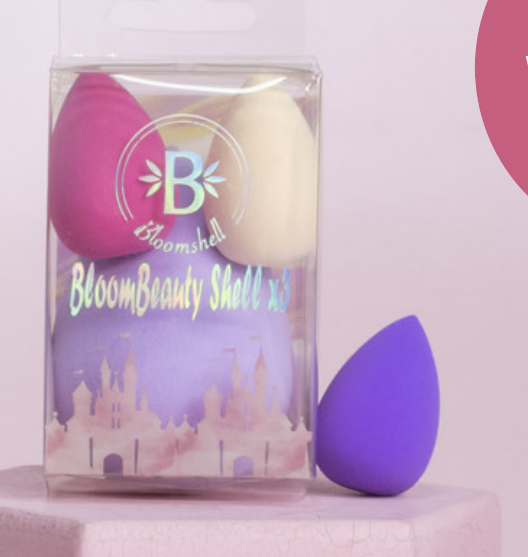BEAUTY BLENDER BLOOMSHELL - 3 unidades