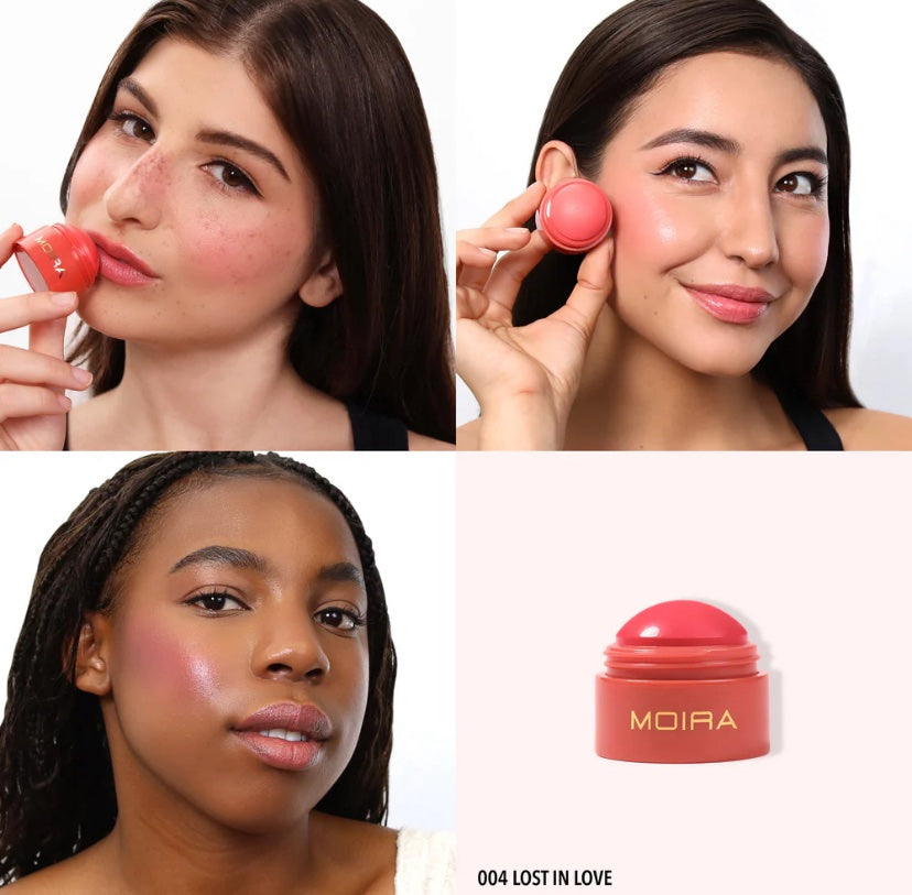 Rubor Moira Soft blush balm collection- Tono 004 Lost in love