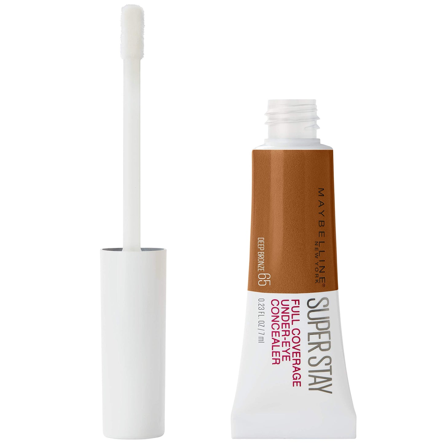 Corrector Súper Stay de Maybelline 24h full cobertura- Tono 65 deep bronzer