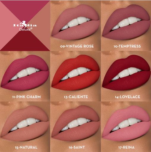 Labial Mousse Matte Lipstick Italia deluxo