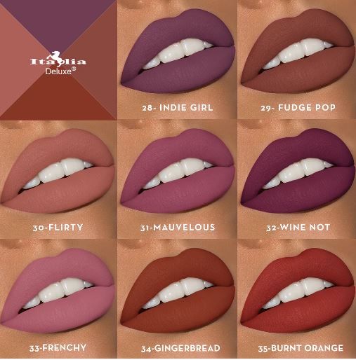 Labial Mousse Matte Lipstick Italia deluxo