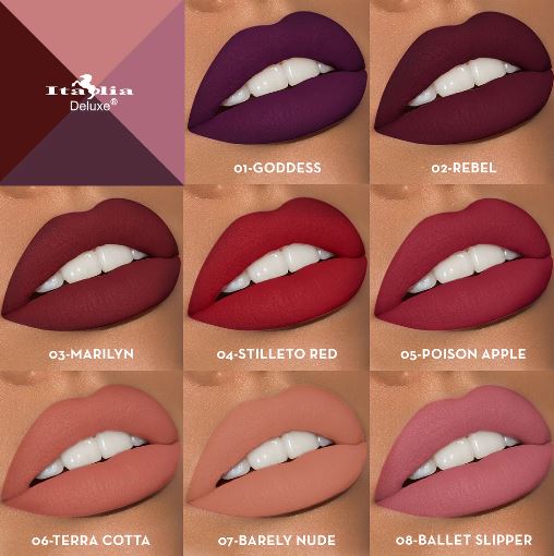 Labial Mousse Matte Lipstick Italia deluxo