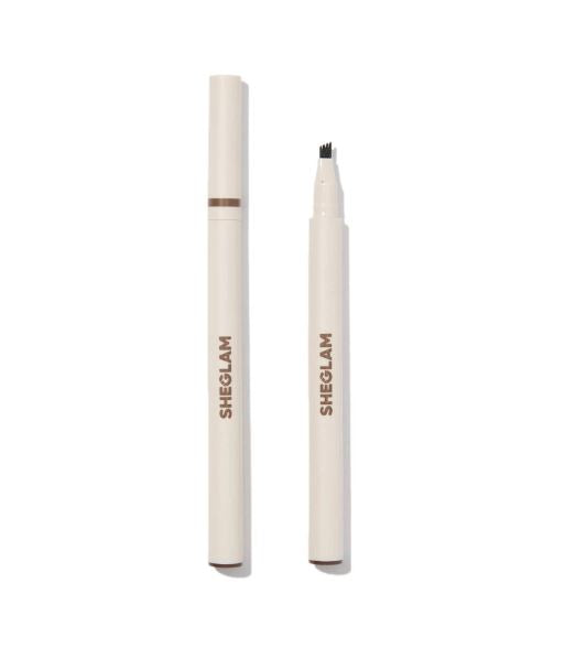 SHEGLAM Lápiz De Cejas Líquido Feather Better- Tono dark brown