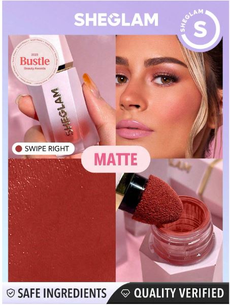 Rubor liquido SHEGLAM - Tono Swipe Right