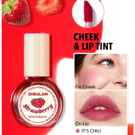 tinte para labios y mejillas -Tono fresa SHEGLAM