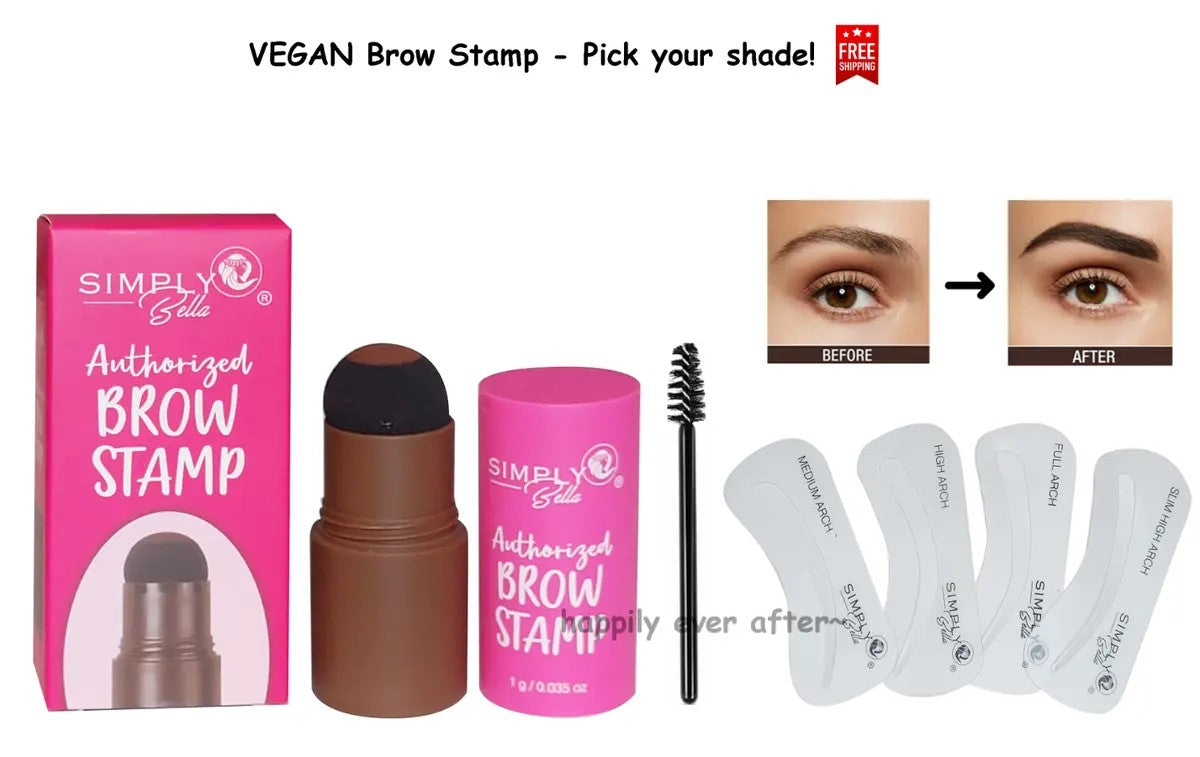 Sombra de Cejas con plantillas y cepillo  Simply