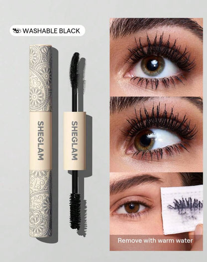 SHEGLAM Máscara De PestañAs Todo En Uno Para Volumen Y Longitud, Lavable