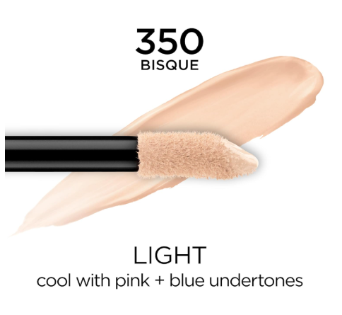 Corrector Loreal Paris  Infalible Full Wear Corrector mate impermeable, cobertura completa- TONO 350 BISQUE