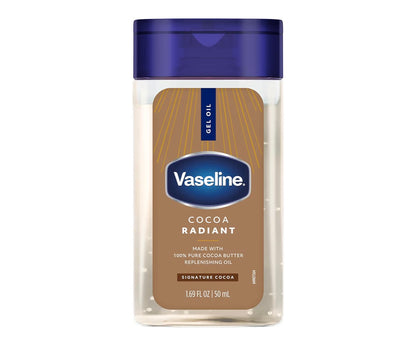 Vaseline |Gel de aceite reabastecedor de cacao radiante con manteca de cacao pura, |  Transparente - tamaño 50ml