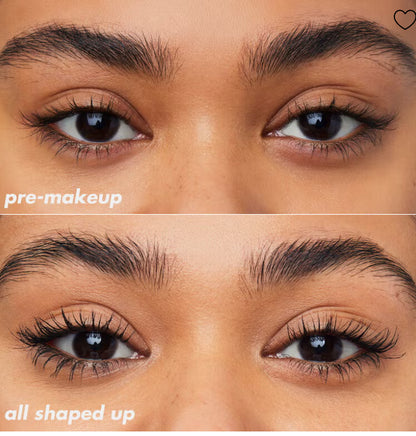 e.l.f. Gel transparente de doble cara para cejas y rímel que prepara las pestañas y las cejas en su lugar, fórmula  de larga duración, vegano.