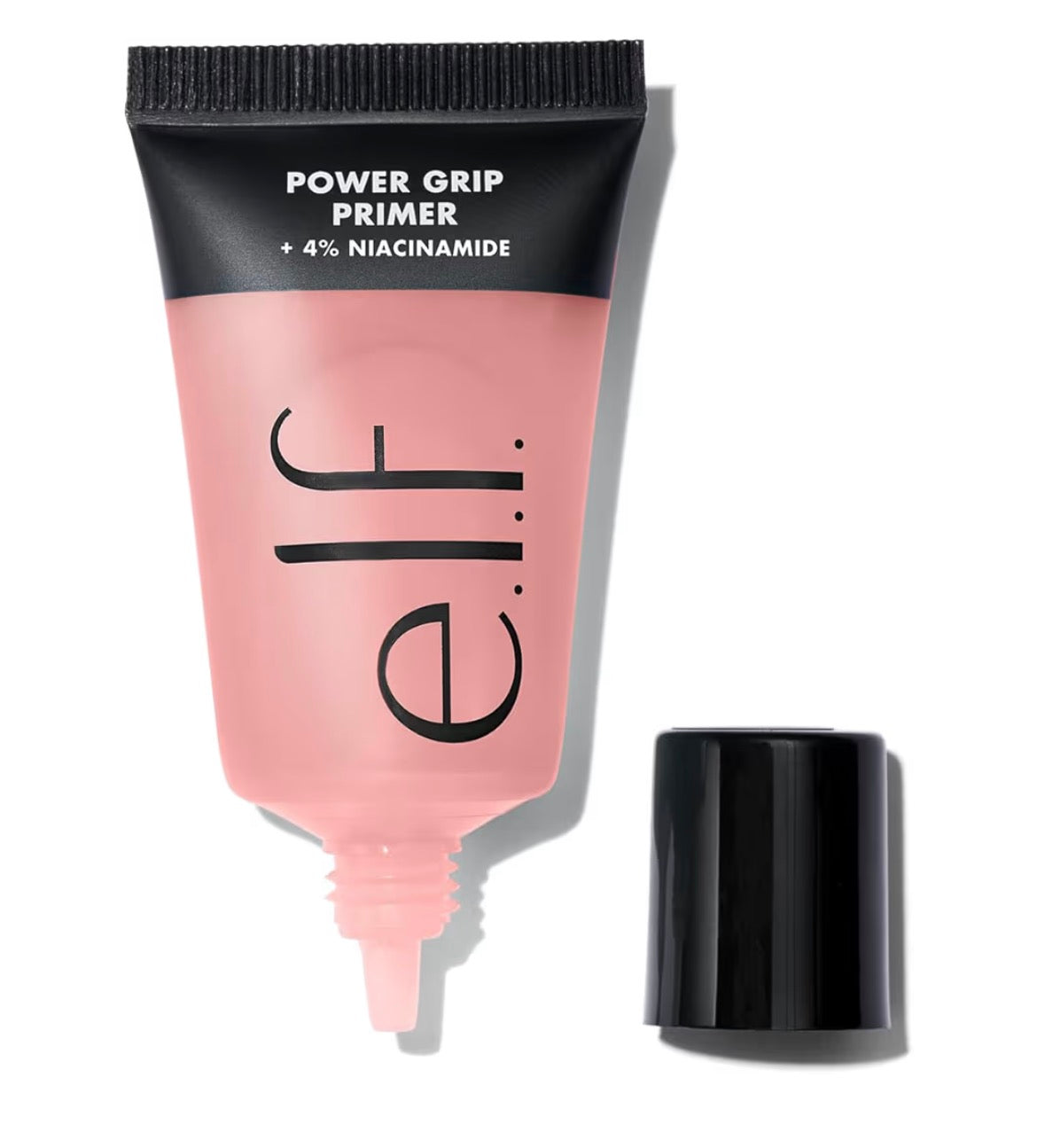 e.l.f. Power Grip Primer + 4% Niacinamide Mini, prebase facial en gel hidratante, nivela la piel y abrillanta, fija el maquillaje