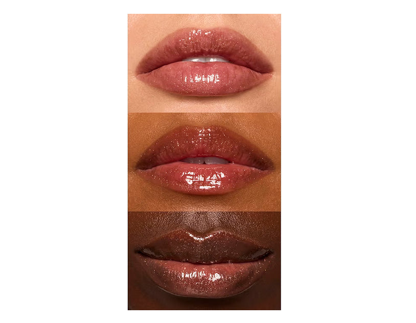 e.l.f. Glow Reviver - Aceite labial nutritivo e hidratante con acabado brillante de alto brillo y lavado de color transparente, aroma a menta, antiadherente, vegano y libre de crueldad
- Tono Chocoluxe