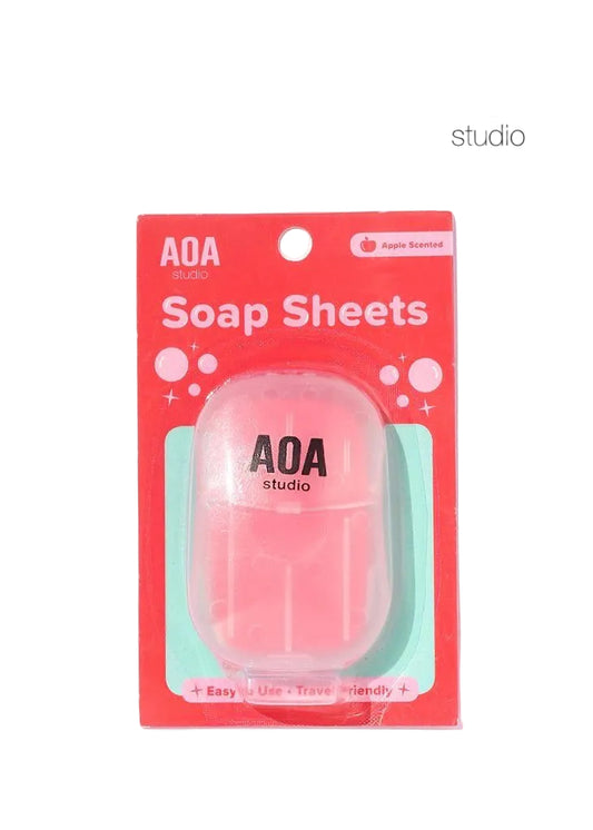 Aoa soap sheets-Estas hojas de jabón de manos antibacterianos son perfectas para viajar y tu bolsa de maquillaje! ¡Siempre que necesites lavarte las manos