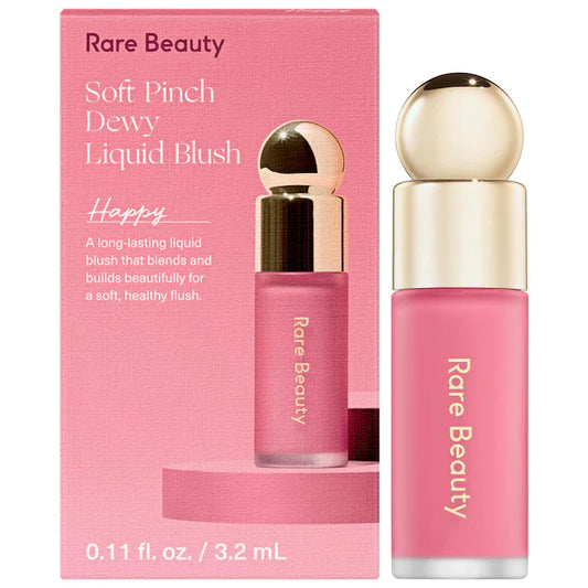 Rare beauty |Rubor mini Soft pinch dewy líquido blush 3.2ml | Tono happy