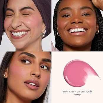Rare beauty |Rubor mini Soft pinch dewy líquido blush 3.2ml | Tono happy