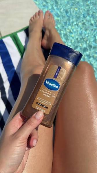 Vaseline |Gel de aceite reabastecedor de cacao radiante con manteca de cacao pura, |  Transparente - tamaño 200ml