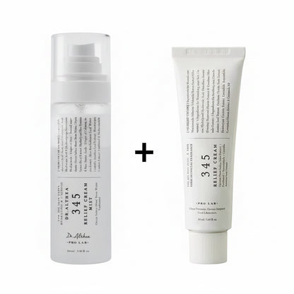 Usar la Dr. Althea 345 Relief Cream y la bruma 345 Relief Cream Mist juntas crea una rutina de hidratación en capas ideal para calmar, reparar la barrera cutánea y aportar luminosidad sin pesar en la piel