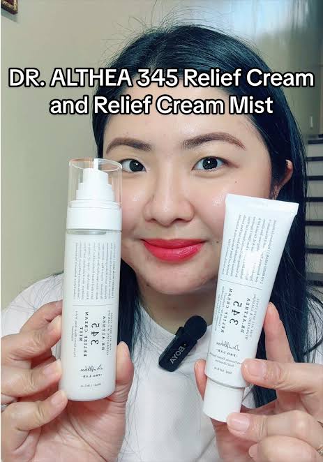 Usar la Dr. Althea 345 Relief Cream y la bruma 345 Relief Cream Mist juntas crea una rutina de hidratación en capas ideal para calmar, reparar la barrera cutánea y aportar luminosidad sin pesar en la piel