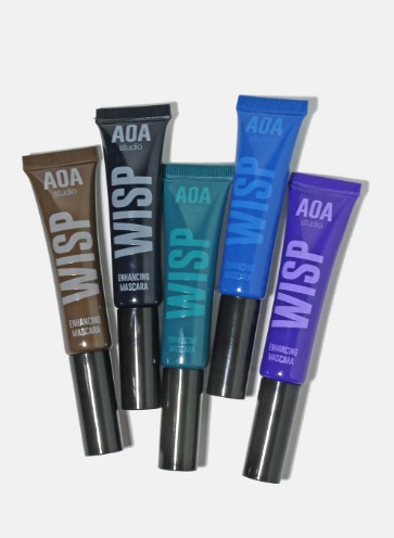 MÁSCARA DE PESTAÑAS AOA STUDIO WISP -COLOR AZUL