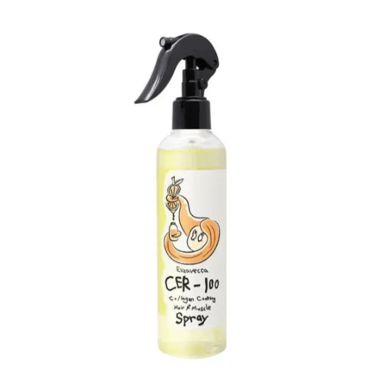 Elizavecca- Spray para el cabello ,rica en nutrientes aumenta instantáneamente la luminosidad y los niveles de hidratación del cabello., dejándolo con un brillo saludable
