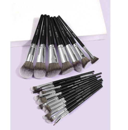 Brochas Set de brochas de maquillaje de 18 piezas