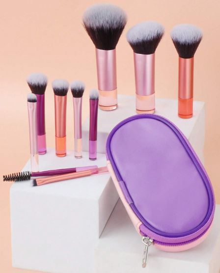 Brochas mini de 10 piezas mas estuche