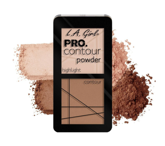 La girl, Duo de contorno y iluminador, Su fórmula suave y cremosa se funde con la piel para un acabado natural. La fórmula en polvo se difumina a la perfección para un contorno impecable.