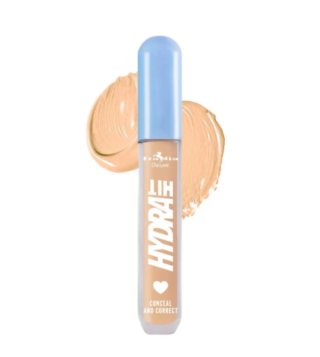 Italia deluxe HydraHit Corrector es un corrector cremoso e hidratante diseñado para iluminar, corregir y perfeccionar en un solo paso
