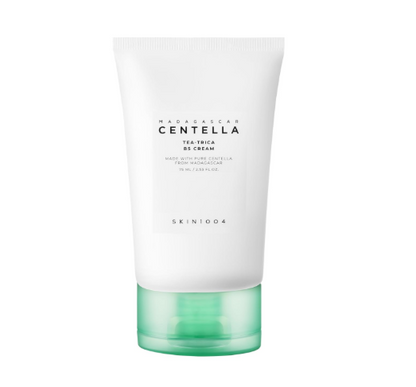 SKIN1004 Madagascar Centella Tea-  formulada con un 5 % de pantenol, árbol de té y exosoma de cica para calmar la piel con problemas, fortalecer la barrera cutánea y proporcionar una hidratación ligera.