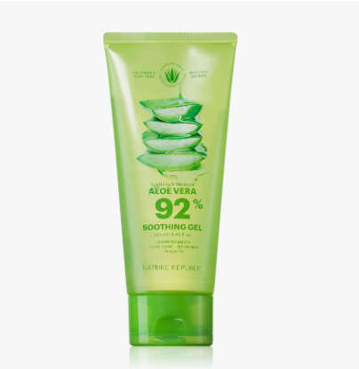 EPÚBLICA DE LA NATURALEZA Gel calmante e hidratante de aloe vera al 92 %- Piel suave, equilibrada y confortable, con una rápida absorción y sin dejar residuos grasos