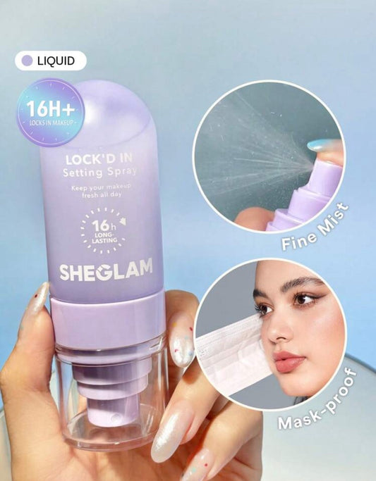 Spray fijador sheglam efecto matificante