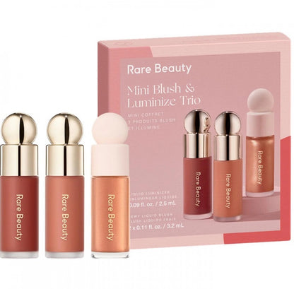 Set mini Rare beauty 2 rubores 1 iluminador 3.2ml