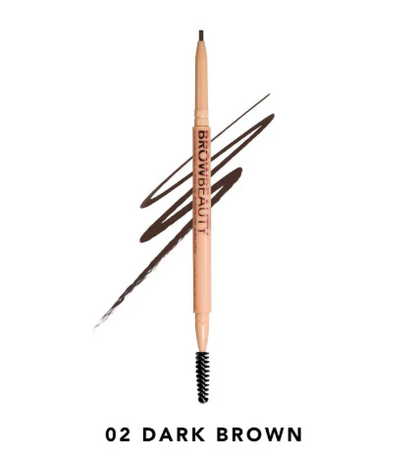 Lápiz de cejas ITALIA DELUXE  con efecto microblading BrowBeauty-BrowBeauty con Efecto Microblading es un producto esencial para cejas, versátil y ultrafino, ideal para delinear y rellenar espacios. Tono dark brown