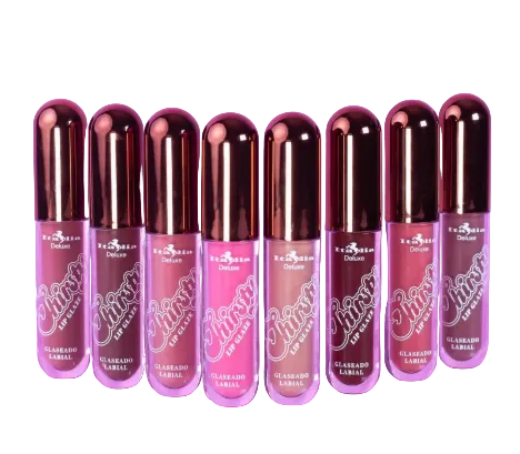 Italia deluxe | Lip gloss Thirsty Glaze , brindando un toque de color sutil que hace que los labios se vean más voluminosos, suaves e irresistiblemente brillantes, sin sensación pegajosa ni pesada.( Variedad de tonos)