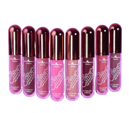 Italia deluxe | Lip gloss Thirsty Glaze , brindando un toque de color sutil que hace que los labios se vean más voluminosos, suaves e irresistiblemente brillantes, sin sensación pegajosa ni pesada.( Variedad de tonos)