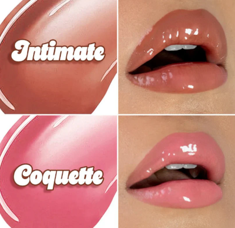 Italia deluxe | Lip gloss Thirsty Glaze , brindando un toque de color sutil que hace que los labios se vean más voluminosos, suaves e irresistiblemente brillantes, sin sensación pegajosa ni pesada.( Variedad de tonos)