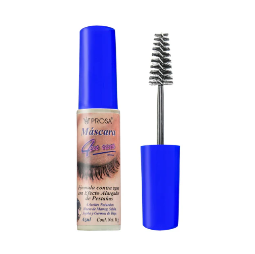 Mascara color azul  WATERPROOF- Marca Prosa
