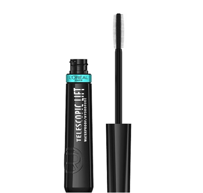 L'Oreal Paris - Máscara telescópica de elevación de ojos, maquillaje alargador y voluminizador.